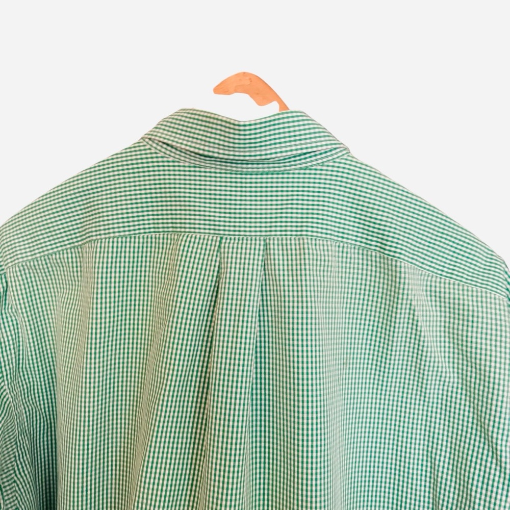 Polo Ralph Lauren Blake, green check long sleeve shirt large - Picture 4 of 9